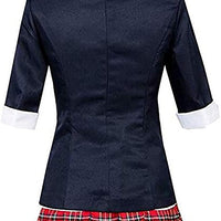 Junko Enoshima Danganronpa Cosplay Costume Polyester Uniform Dress