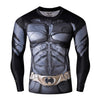 Superhero Compression T-Shirts - Men's Crew Neck - Batman Dark Knight - Aesthetic Cosplay, LLC