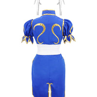 Street Fighter Chun Li Cosplay Costume - Aesthetic Cosplay, LLC