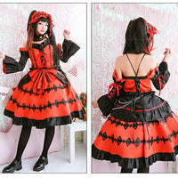 Date A Live Tokisaki Kurumi Astral Dress Cosplay Costume - Aesthetic Cosplay, LLC