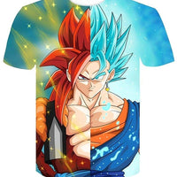 Goku Dragon Ball Z DBZ Compression T-Shirt Super Saiyan - 4 - Aesthetic Cosplay, LLC