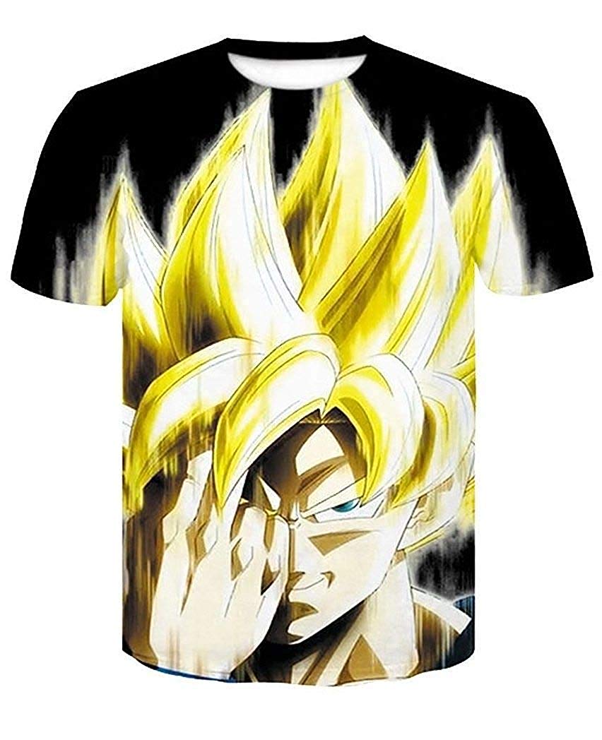 Goku Dragon Ball Z DBZ Compression T-Shirt Super Saiyan - 8 - Aesthetic Cosplay, LLC