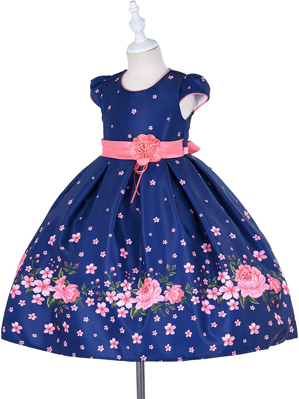 Amazon.com: Baby Girl Flower Party Special Occasions Princess Dress Flutter  Sleeve Pageant Dresses Tutu Tulle Dance Birthday Gown Dresses 5T 6T (Bean  Powder 130): Clothing, Shoes & Jewelry