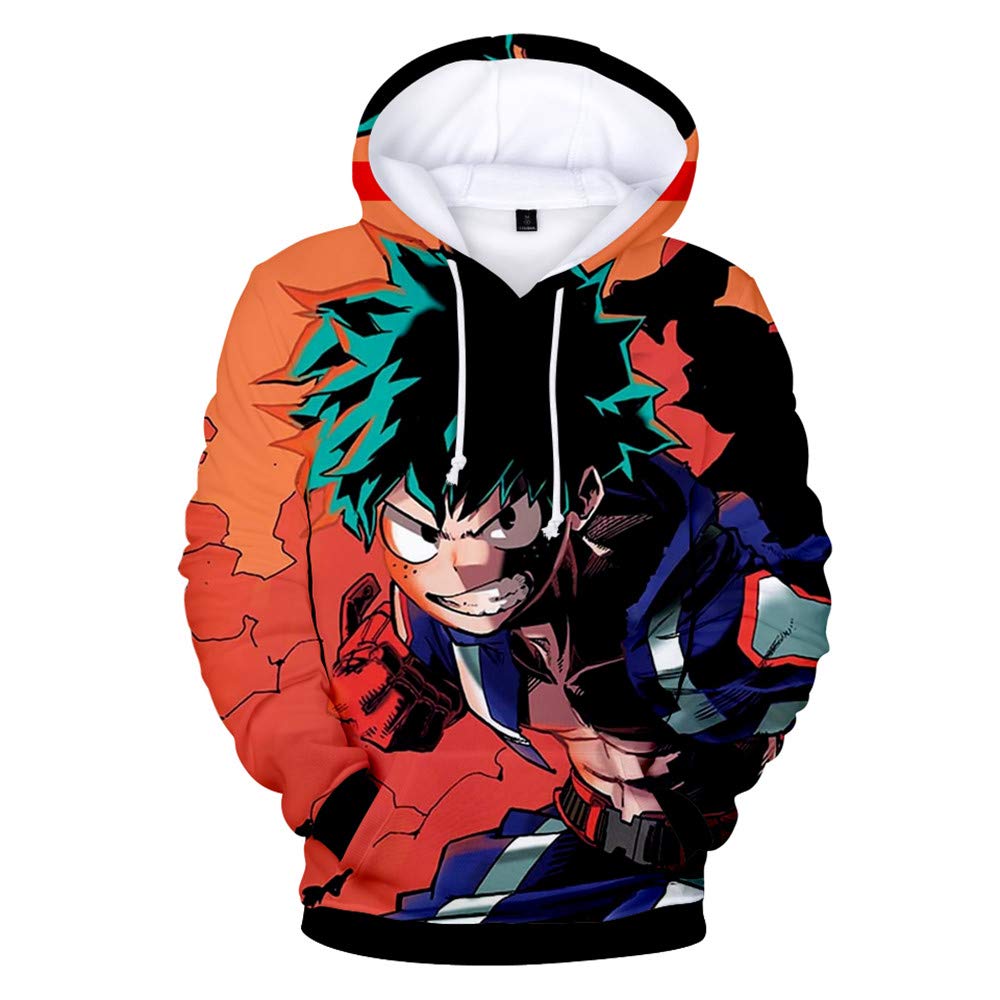 Boku No Hero Academia My Hero Academia Deku Hoodie - 2 - Aesthetic Cosplay, LLC