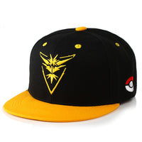 Pokemon Go Team Embroidered Snapback Caps - Aesthetic Cosplay, LLC