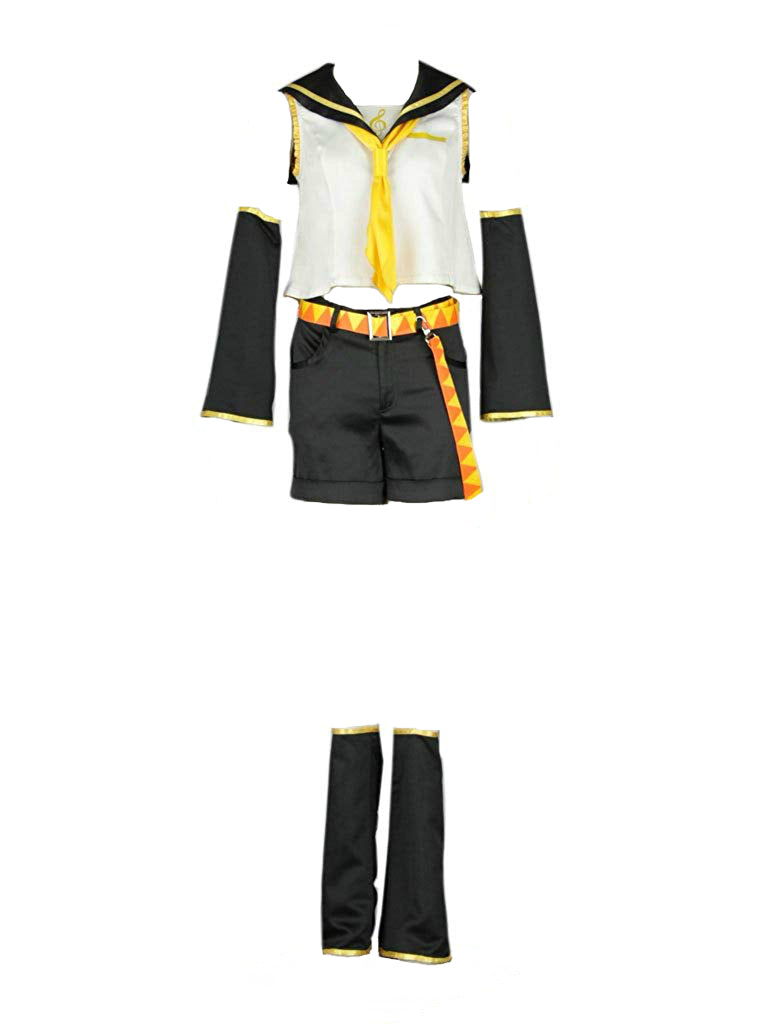 Vocaloid 02 Kagamine Rin Cosplay Costume - Aesthetic Cosplay, LLC