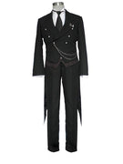 Black Butler - Kuroshitsuji - Sebastian Michaelis Cosplay Costume - Aesthetic Cosplay, LLC