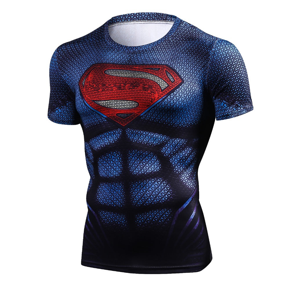 Superman Superhero Compression Shirts