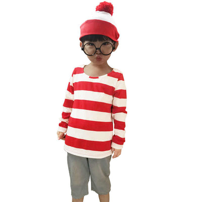 Where's Waldo Kids' Costume - Aesthetic Cosplay, LLC