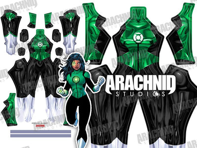 Green Lantern Jessica Cruz - Aesthetic Cosplay, LLC