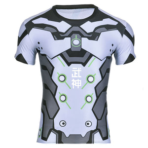 Overwatch Genji T-Shirt Muscle Shirt Compression T - Aesthetic Cosplay, LLC
